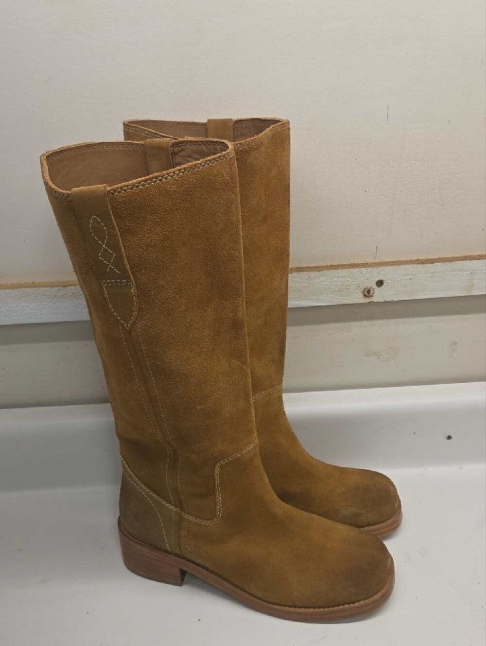 Free People Blaze Pull On Suede Boots - Picture 4 of 7